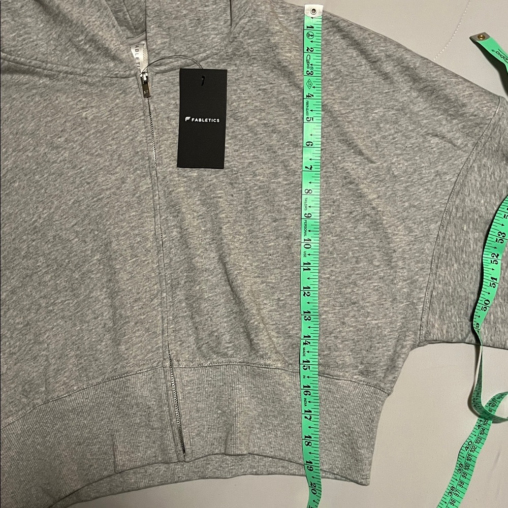 NWT Fabletics Oversize Cropped Full Zip Hoodie - Picture 7 of 13